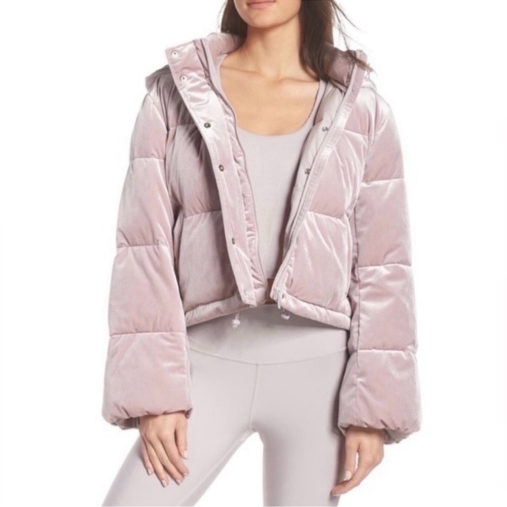 Alo Puffer Jacket Pink Velvet